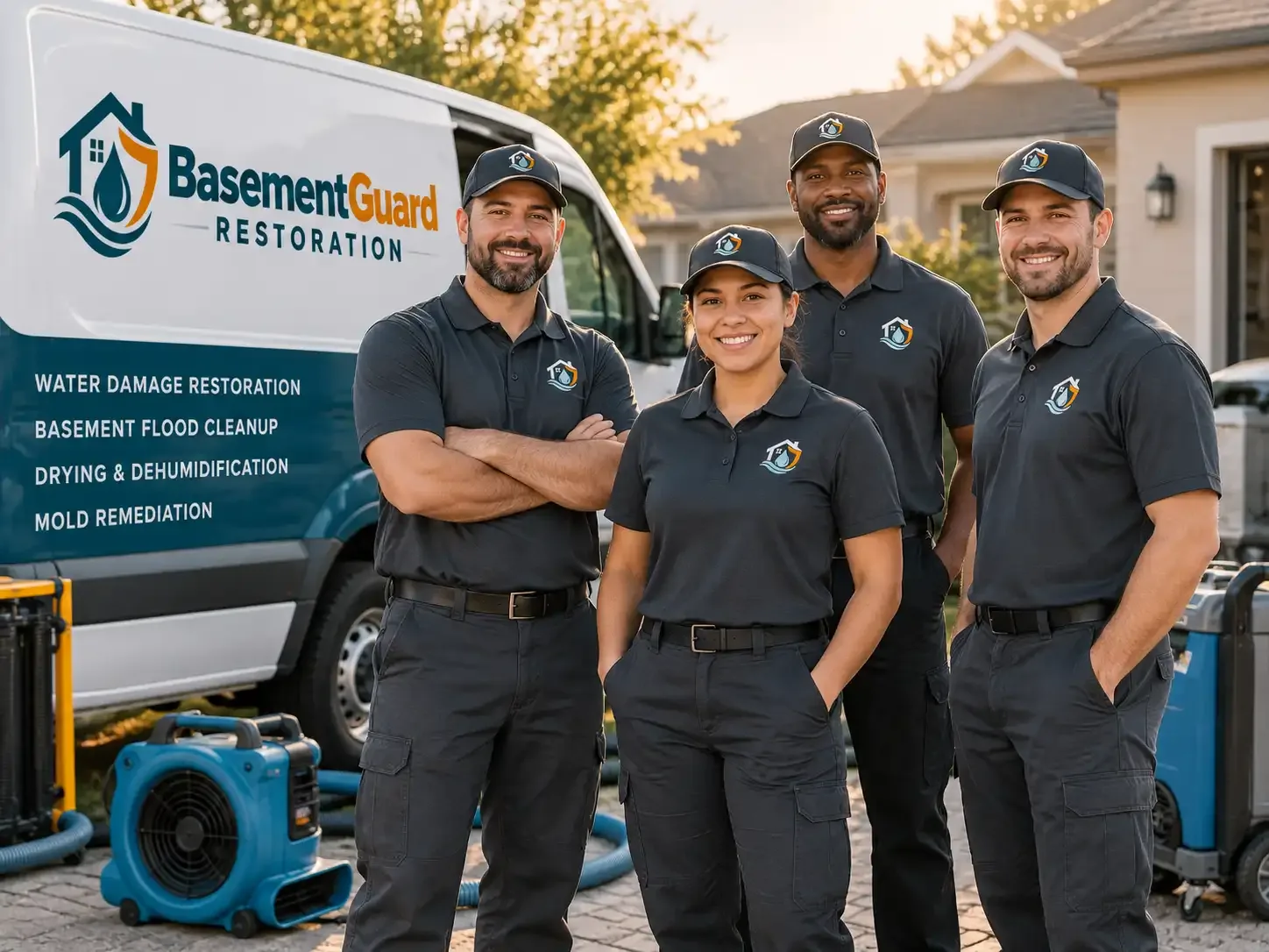 Basement Water Damage Restoration company in Keswick, IA